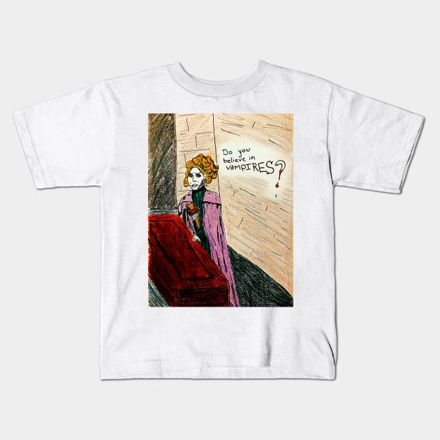 Angelique the wicked witch Kids T-Shirt by Does the word ‘Duh’ mean anything to you?